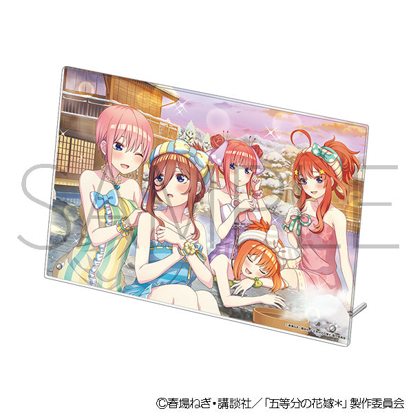 (Goods - Board) The Quintessential Quintuplets* Acrylic Art Panel (Relax Onsen)