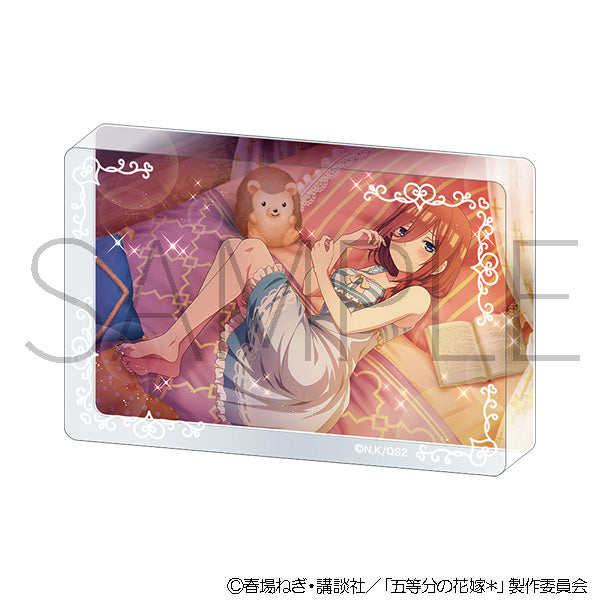 (Goods - Acrylic Stand) The Quintessential Quintuplets* Acrylic Block (Pajama Party) / Miku Nakano