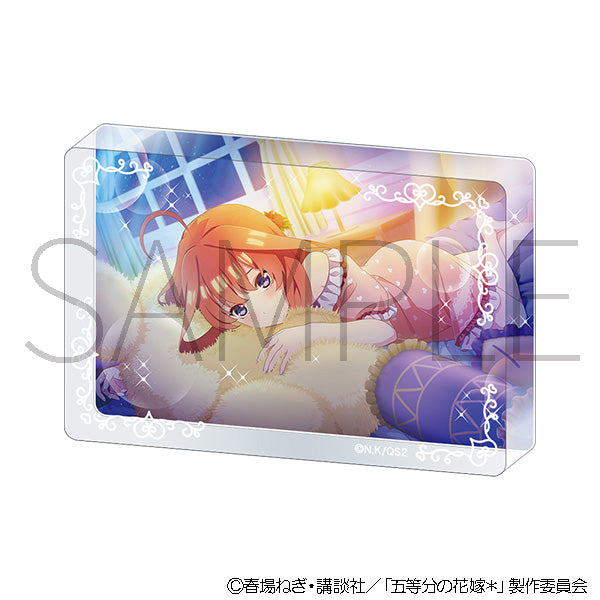 (Goods - Acrylic Stand) The Quintessential Quintuplets* Acrylic Block (Pajama Party) / Itsuki Nakano