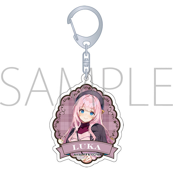 (Goods - Keychain) Hatsune Miku Series Holographic Acrylic Keychain / Megurine Luka