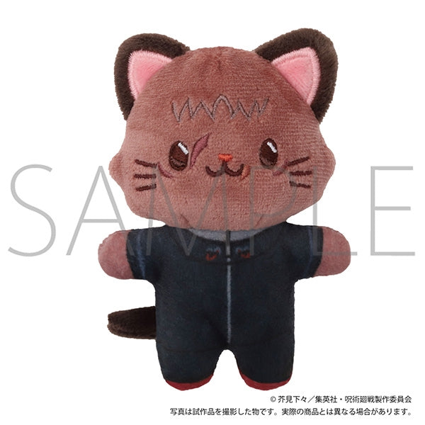 (Goods - Keychain) Jujutsu Kaisen Season 3 withCAT Mini Plush Keychain With Eye Mask / Yuji Itadori