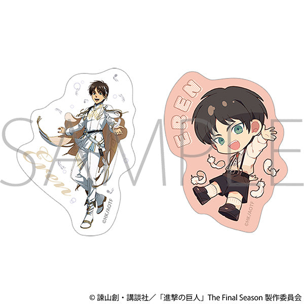 (Goods - Sticker) Attack on Titan Sticker Set / Eren ~Angel~