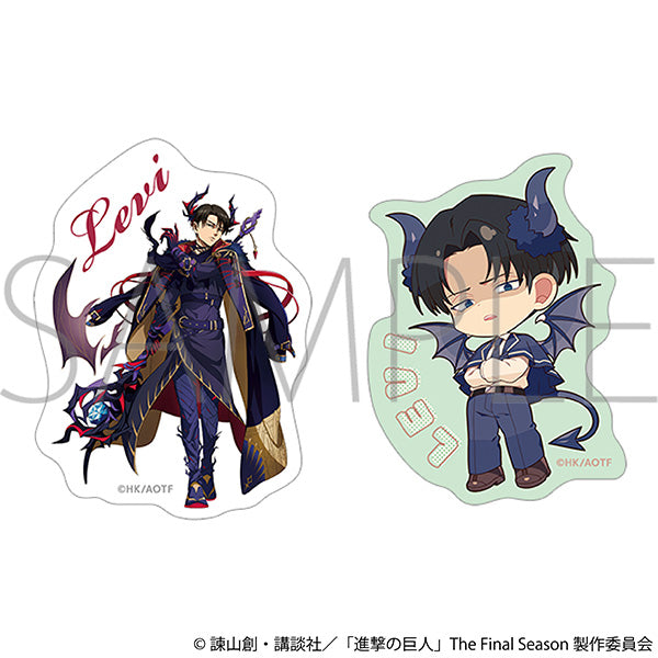 (Goods - Sticker) Attack on Titan Sticker Set / Levi ~Devil~