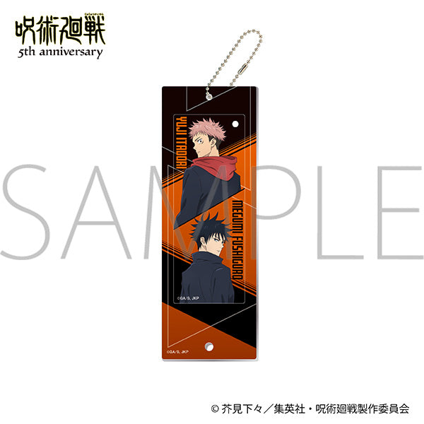 (Goods - Keychain) Jujutsu Kaisen 5th Anniversary Custom Acrylic Keychain / Itadori, Fushiguro