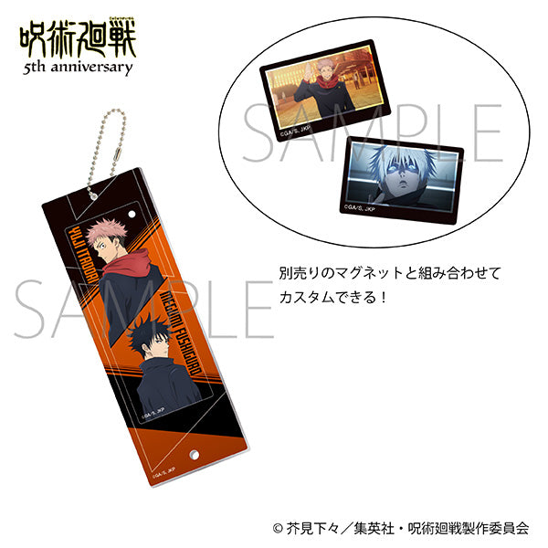 (Goods - Keychain) Jujutsu Kaisen 5th Anniversary Custom Acrylic Keychain / Itadori, Fushiguro