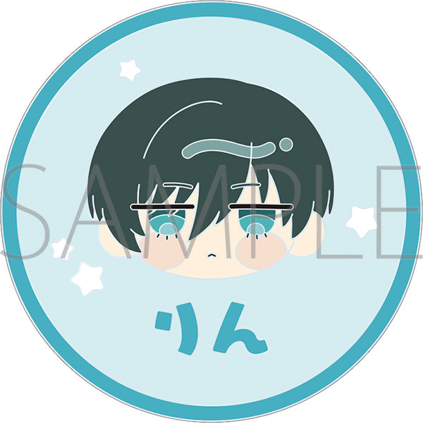 (Goods - Coaster) Blue Lock Season 2 Rubber Coaster / Rin Itoshi Maruhope Friends