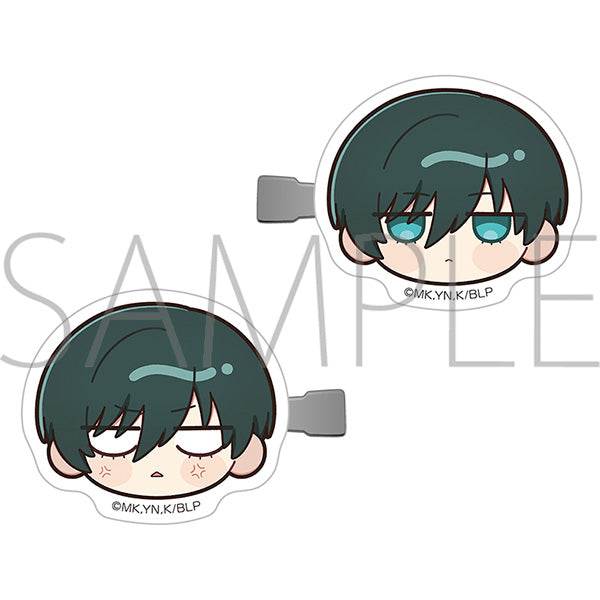 (Goods - Hair Accessory) Blue Lock Season 2 Hinged Barrette for Bangs / Rin Itoshi Maruhope Friends