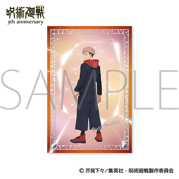 (Goods - Ornament) Jujutsu Kaisen 5th Anniversary Foil Stamped Acrylic Art Panel / Yuji Itadori