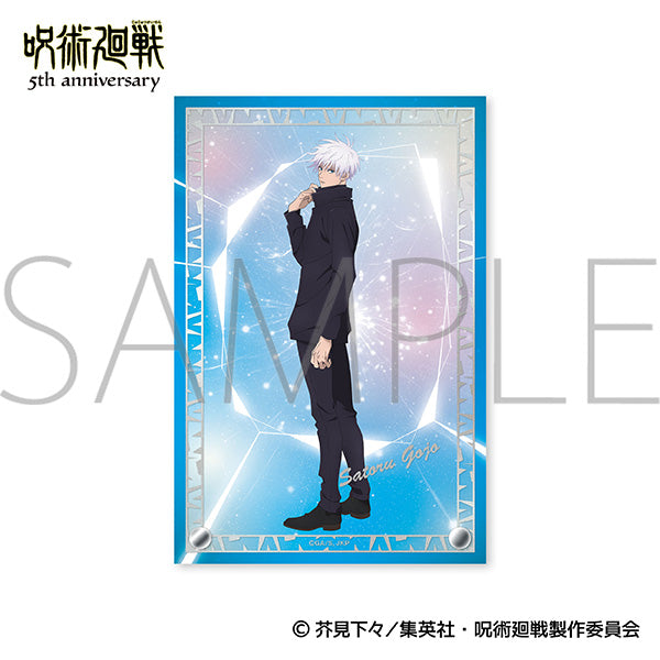 (Goods - Ornament) Jujutsu Kaisen 5th Anniversary Foil Stamped Acrylic Art Panel / Satoru Gojo