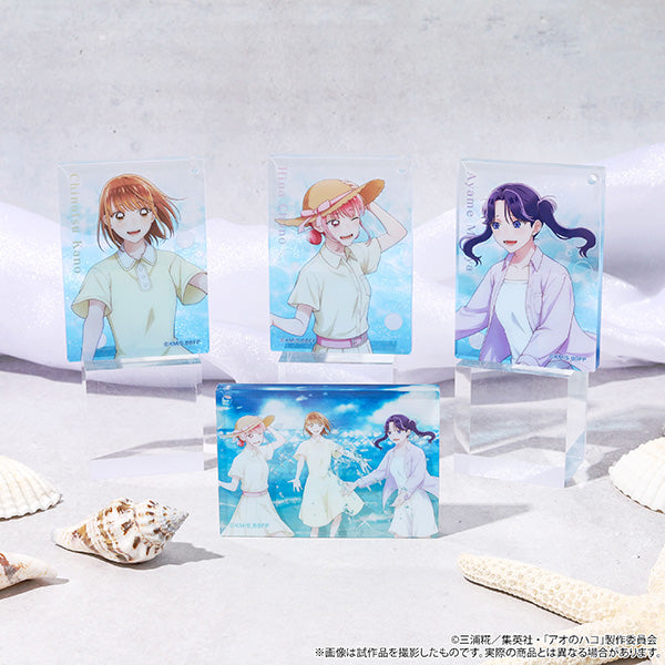 (Goods - Keychain) Blue Box Acrylic Block Keychain / Chinatsu Kano ~Summer Colors~