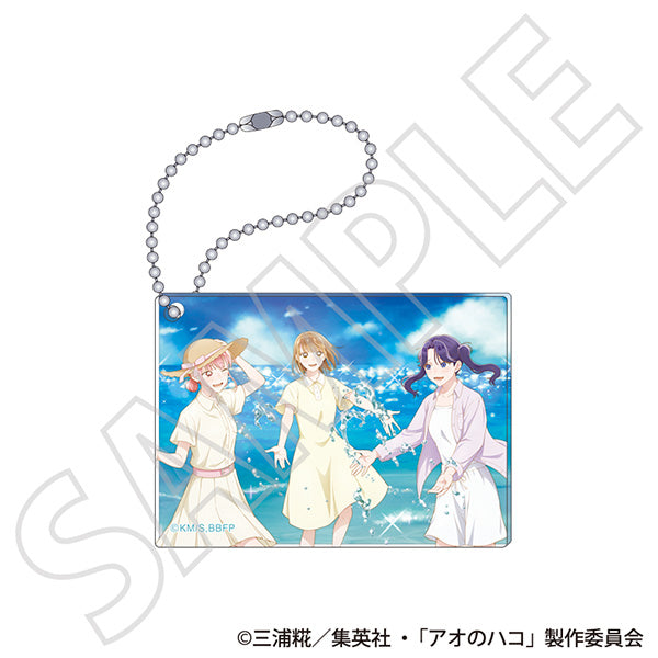 (Goods - Keychain) Blue Box Acrylic Block Keychain / Ensemble Visual ~Summer Colors~