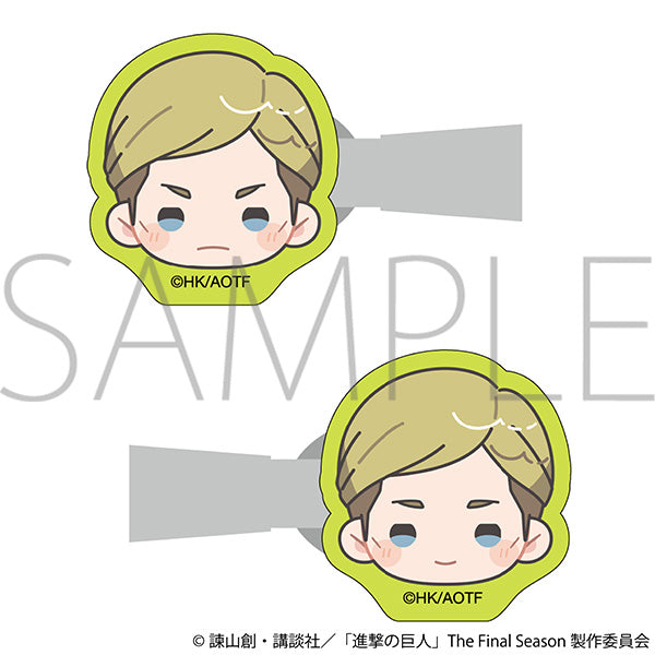 (Goods - Hair Accessory) Attack on Titan Acrylic Hair Clip / Erwin
