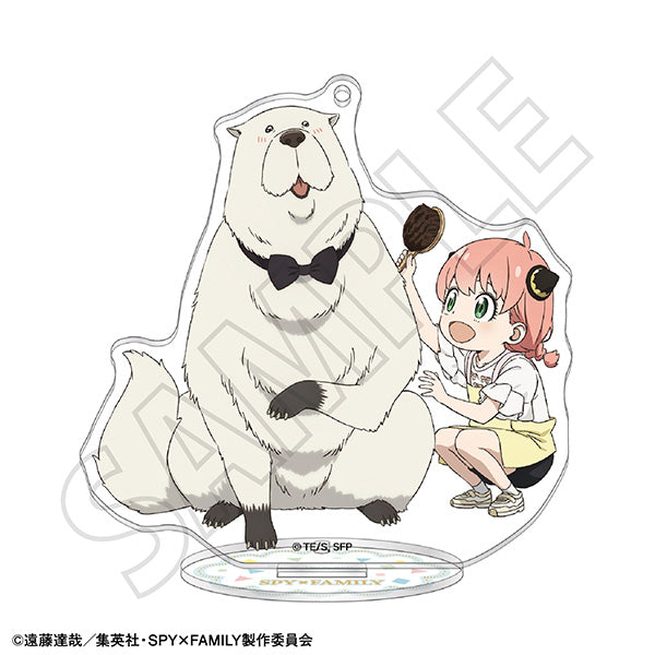 (Goods - Keychain) SPY x FAMILY Acrylic Stand Keychain / Anya Forger & Bond Forger (Groomer)
