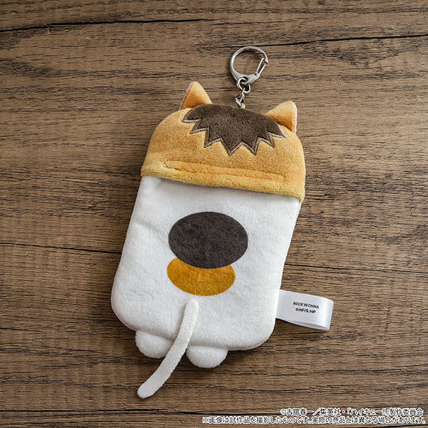 (Goods - Card Case) Haikyu!! Plush Card Holder / Kenmaneko