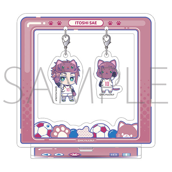 (Goods - Acrylic Stand) Blue Lock Season 2 withCAT illustration Ver. Yurayura Acrylic Stand / Sae Itoshi