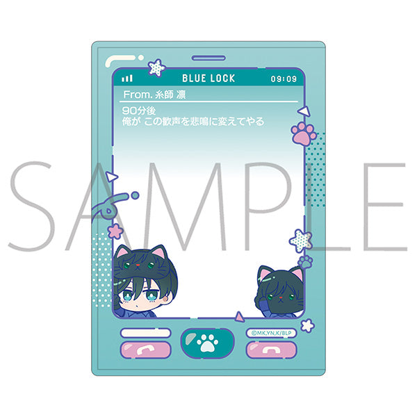 (Goods - Card Case) Blue Lock Season 2 withCAT illustration Ver. Hard Card Case / Rin Itoshi
