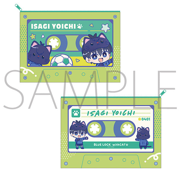 (Goods - Pouch) Blue Lock Season 2 withCAT illustration Ver. Clear Pouch / Yoichi Isagi