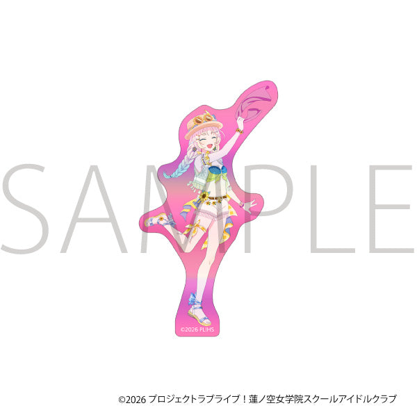(Goods - Sticker) Love Live! Hasu no Sora Jogakuin School Idol Club Holographic Sticker / Rurino Osawa