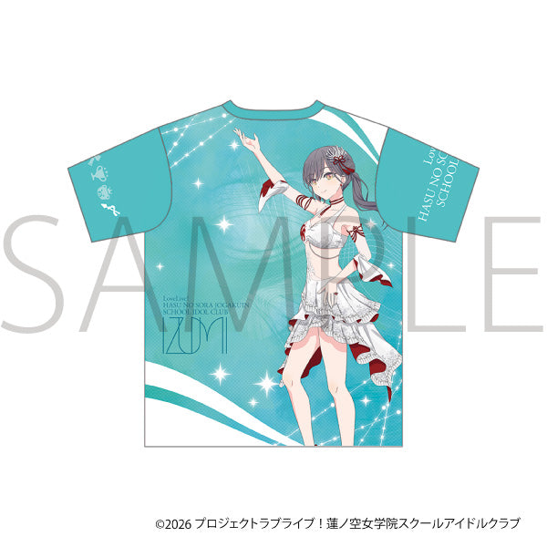 (Goods - Shirt) Love Live! Hasu no Sora Jogakuin School Idol Club Full Graphic T-shirt / Izumi Katsuragi