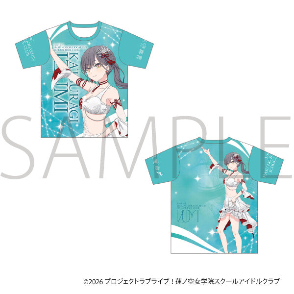 (Goods - Shirt) Love Live! Hasu no Sora Jogakuin School Idol Club Full Graphic T-shirt / Izumi Katsuragi