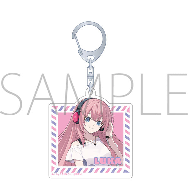 (Goods - Key Chain) Hatsune Miku Series Acrylic Key Chain / Megurine Luka
