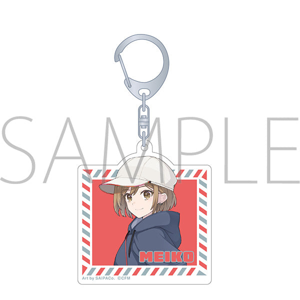 (Goods - Key Chain) Hatsune Miku Series Acrylic Key Chain / MEIKO