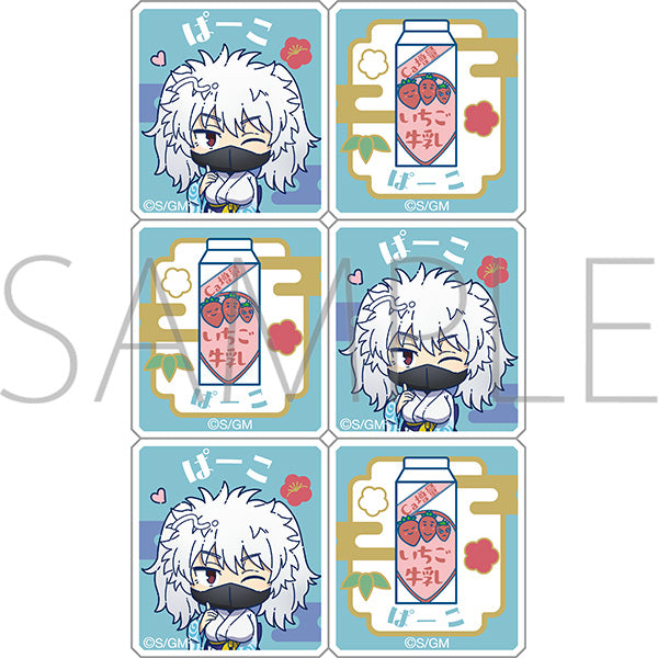 (Goods - Sticker) Gintama Acrylic Block Sticker / Pa-ko