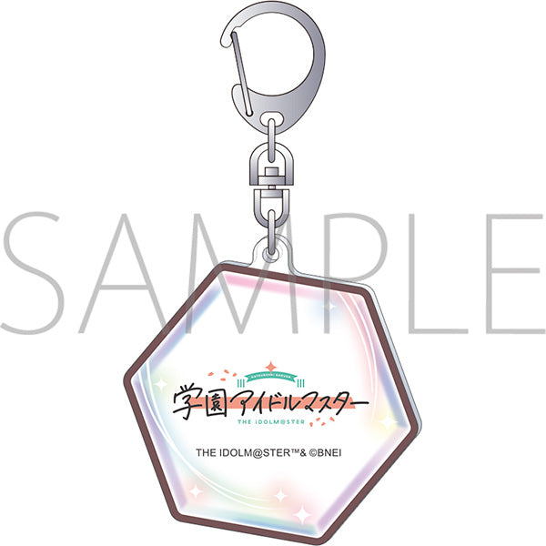 (Goods - Keychain) Gakuen iDOLM@STER Piece Style Acrylic Keychain / Hiro Shinosawa Vol.2