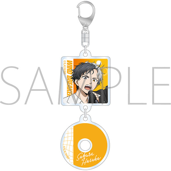 (Goods - Keychain) WIND BREAKER CD Cover Art Style Keychain / Haruka Sakura