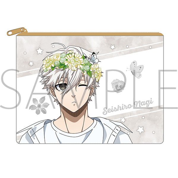 (Goods - Pouch) Blue Lock Season 2 Clear Pouch / Seishiro Nagi flower crown