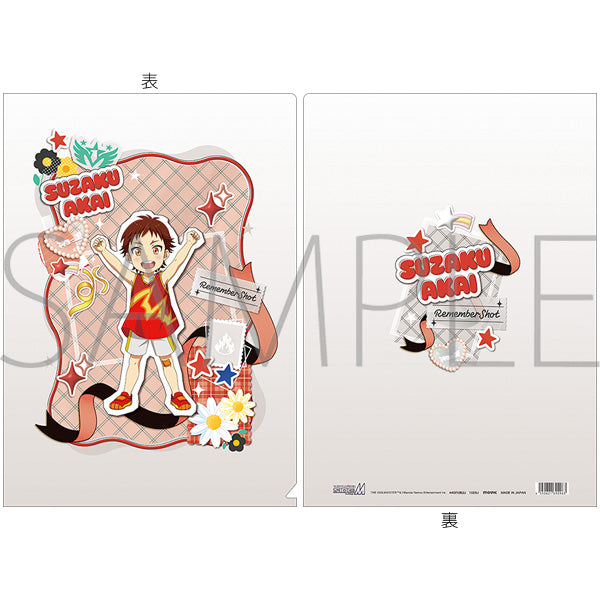 (Goods - Clear File) THE IDOLM@STER SideM Clear File / Suzaku Akai "Remember Shot"