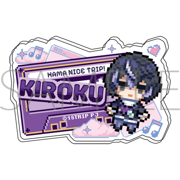 (Goods - Badge) 18TRIP Onamae Acrylic Badge / Kiroku Kinugawa Pixel Art
