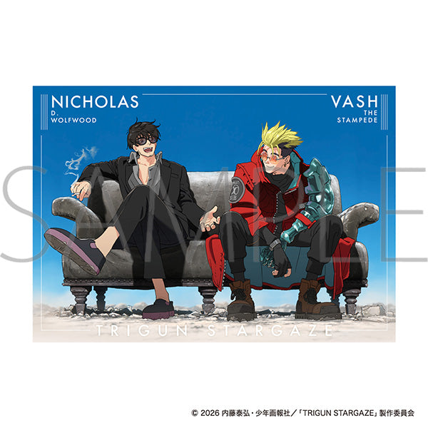 (Goods - Tapestry) TRIGUN STARGAZE Clear Poster Set / Completion Commemoration ver.
