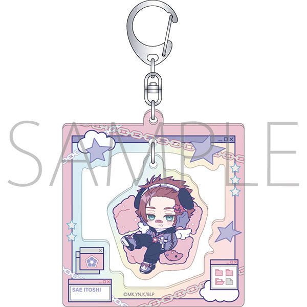 (Goods - Keychain) Blue Lock Season 2 Yurayura Acrylic Keychain / Sae Itoshi Pastel Pop Vol.3