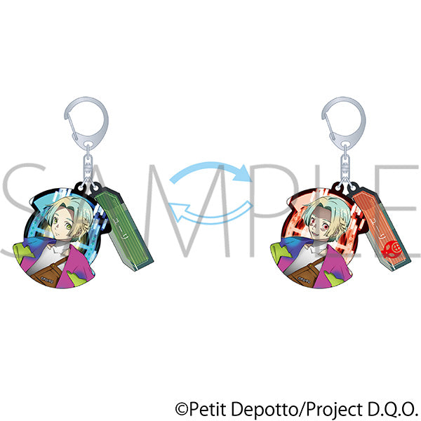 (Goods - Keychain) GNOSIA Two Piece Lenticular Keychain / Yuri