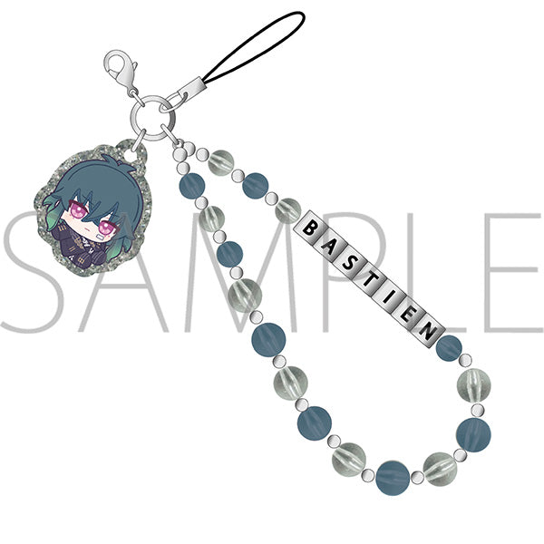 (Goods - Strap) Devil Butler with Black Cat After-school Mates Beads Strap / Bastien Nui Pal Skip