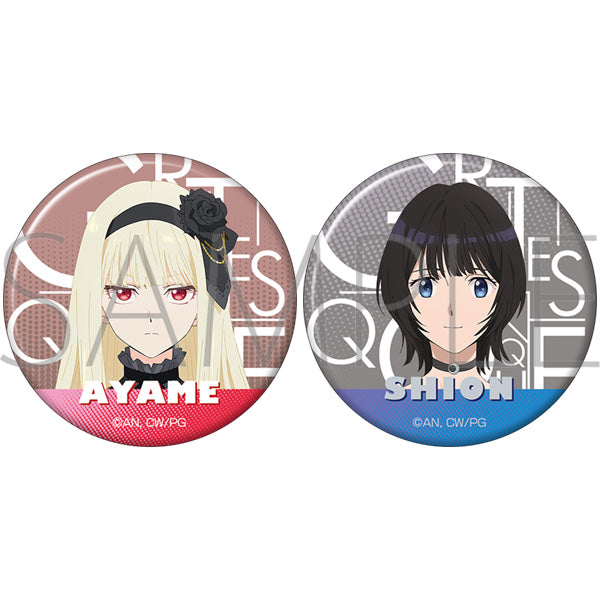 (Goods - Badge) GROTESQQQUE Button Badge Set / Ayame & Shion