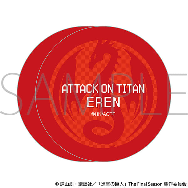 (Goods - Pouch) Attack on Titan Round Pouch / Eren