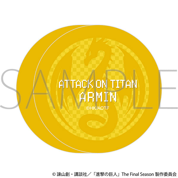 (Goods - Pouch) Attack on Titan Round Pouch / Armin