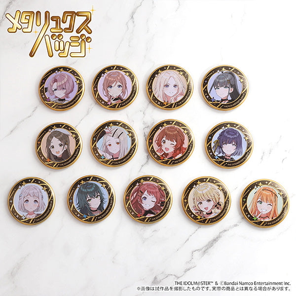 (Goods - Badge) Gakuen iDOLM@STER Metallux Badge / Kotone Fujita ECLIPSE LIGHT