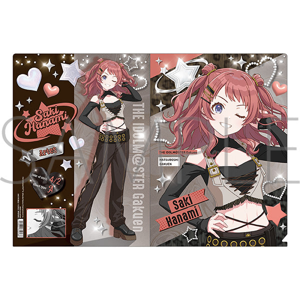 (Goods - Clear File) Gakuen iDOLM@STER Clear File / Saki Hanami ECLIPSE LIGHT