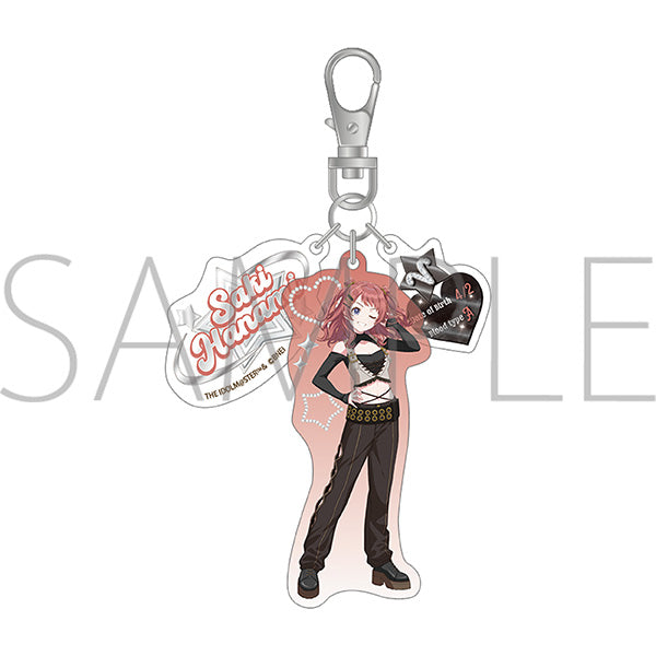 (Goods - Key Chain) Gakuen iDOLM@STER Acrylic Key Charm / Saki Hanami ECLIPSE LIGHT