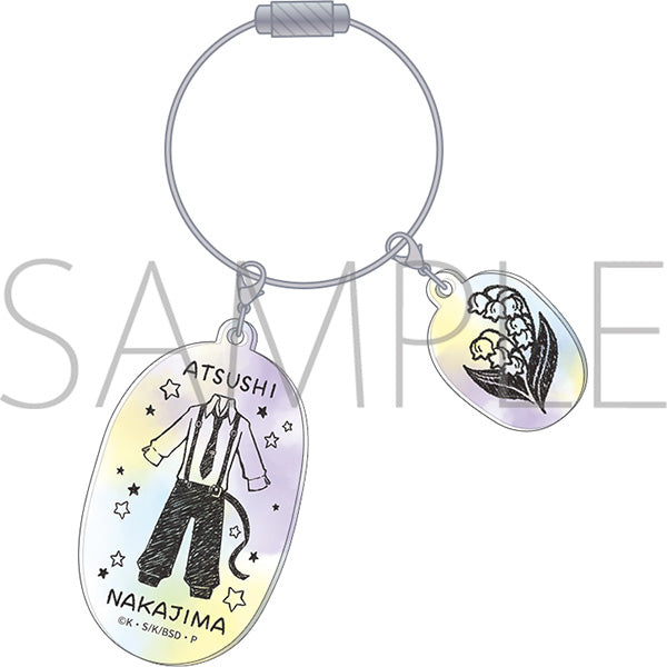(Goods - Key Chain) 文豪ストレイドッグス 2 Piece Acrylic Key Chain / Atsushi Nakajima
