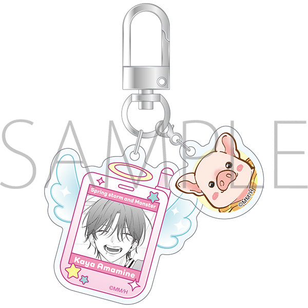 (Goods - Key Chain) Spring Storm and Monster Flip Phone Style Key Chain / Angel