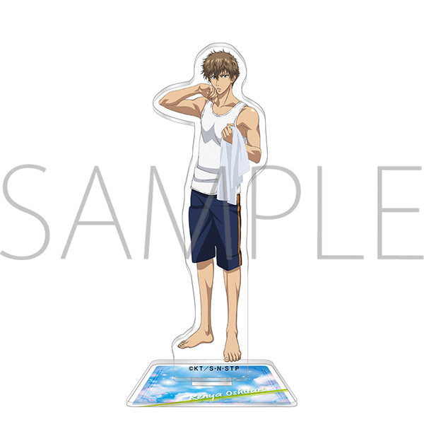 (Goods - Acrylic Stand) New Prince of Tennis Acrylic Stand / Kenya Oshitari Waking up ver.
