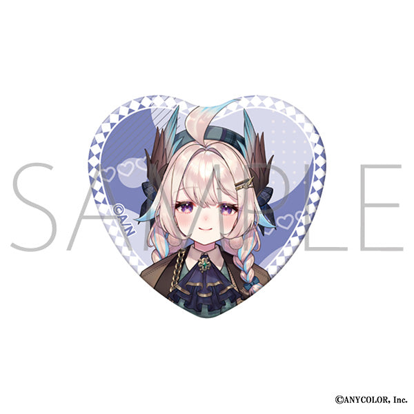 (Goods - Badge) NIJISANJI EN Heart Button Badge / Enna Alouette