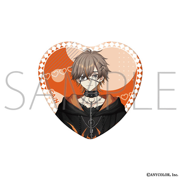(Goods - Badge) NIJISANJI EN Heart Button Badge / Alban Knox