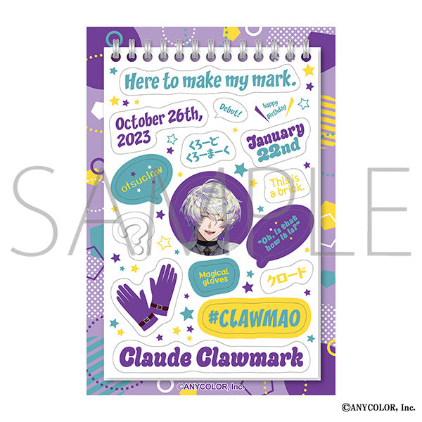 (Goods - Sticker) NIJISANJI EN #ENhaiizo Sticker Sheet / Claude Clawmark