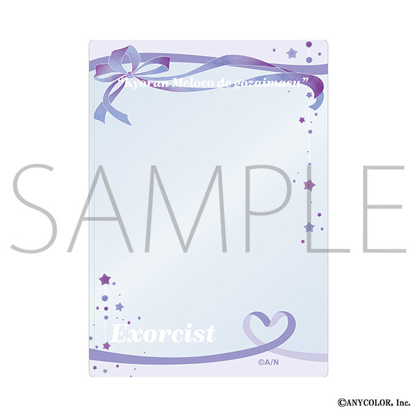 (Goods - Card Case) NIJISANJI EN Liver Famous Quote Hard Bromide Case / Meloco Kyoran