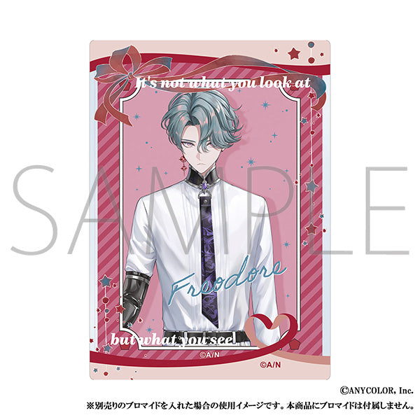 (Goods - Card Case) NIJISANJI EN Liver Famous Quote Hard Bromide Case / Freodore